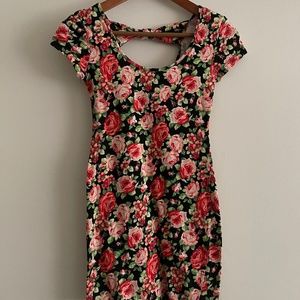 Floral Mini Bodycon Dress